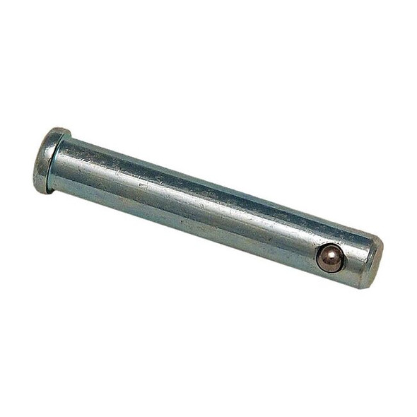Cotterless Clevis Pin, 3/8 Dia, 5/8 in Usable Lg, Carbon Steel, 10 PK