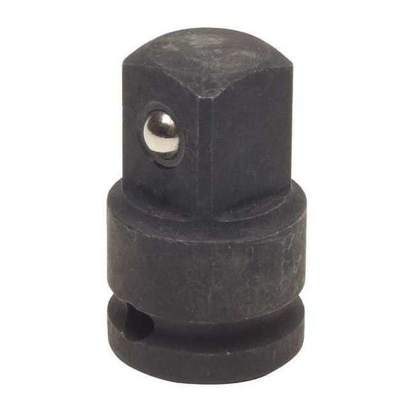 Westward Impact Socket Adapter, 1/2" x 3/4", Black Oxide 4LYY8