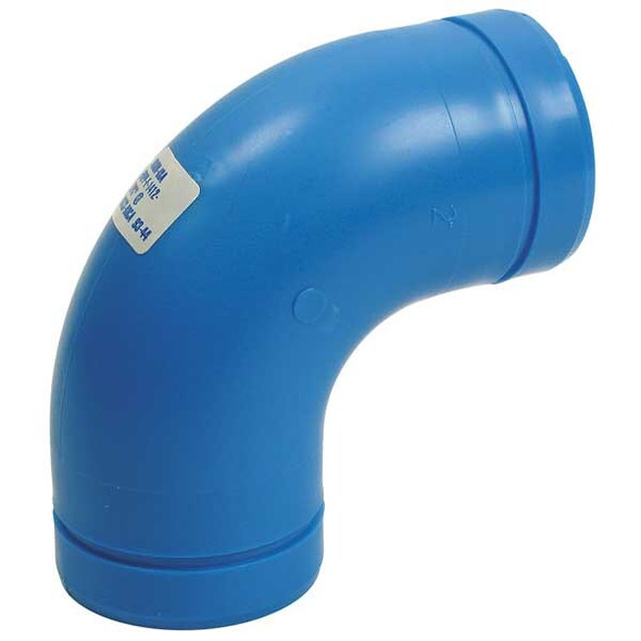 90 Degree Elbow, Polypropylene, 3", Schedule 40, 80 psi Max Pressure
