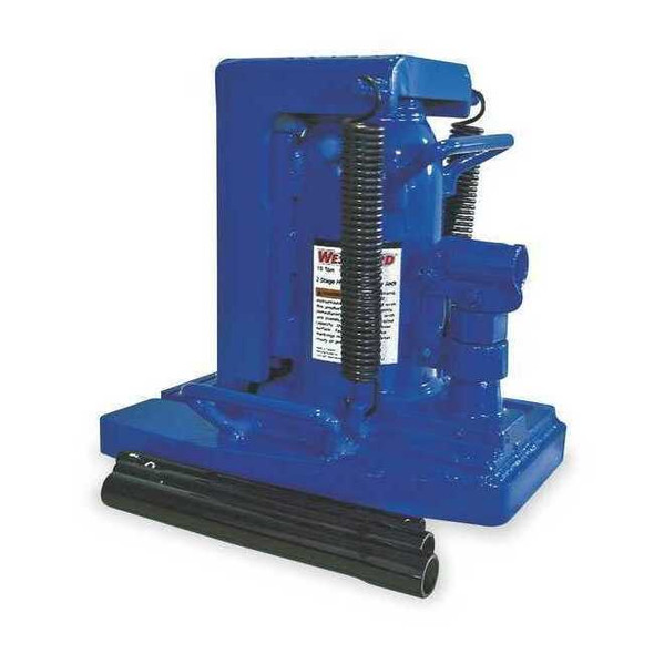 Westward Hydraulic Toe Jack,10 Tons 1AVP7