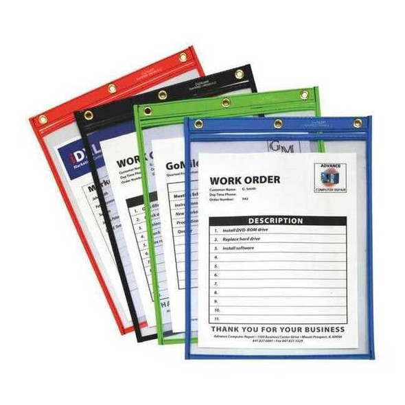 C-Line Products Shop Ticket Holder,Clear,13 9/16" H,PK20 50920