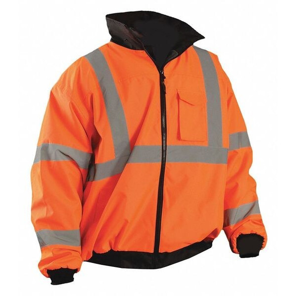 Occunomix High Visibility Jacket,Orange,M LUX-ETJBJ-OM Occunomix High Visibility Jacket,Orange,M LUX-ETJBJ-OM