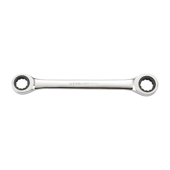 Westward Ratcheting Box End Wrench,9" L 54PP66