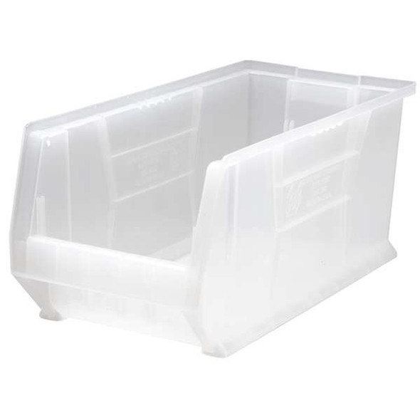 Quantum Storage Systems Bin, 23.875 in L, 11 in W, Plastic QUS953CL Quantum Storage Systems Bin, 23.875 in L, 11 in W, Plastic QUS953CL