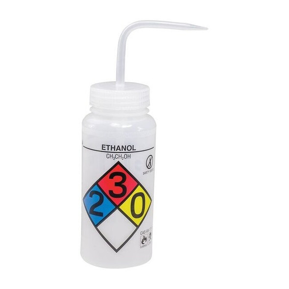 Sp Scienceware Wash Bottle 16 oz., Bottle Material: LDPE, PK4 F11816-0019