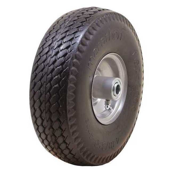 Manufacturer Varies Flat-Free Wheel,10"dia,225lb,4.10/3.50-4 53CM57