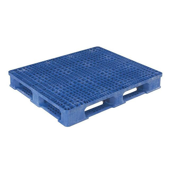 High Density Polyethylene Pallet, 48 in L, 40 in W, 6 3/4 in H, 5,000 lb Dynamic