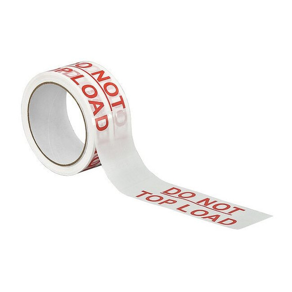 Packing Tape, 1.9 mil Thick, 2 in W x 55 yd L, 3 in Core Dia., White