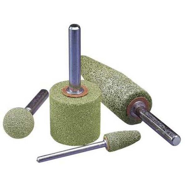 Norton Abrasives Quantum Mounted Point,Dia. 1 In,Shape W215 69083149138