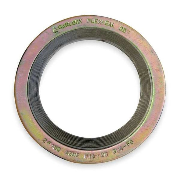 Garlock Gasket,Ring,8 In,Metal,Yellow C000508003