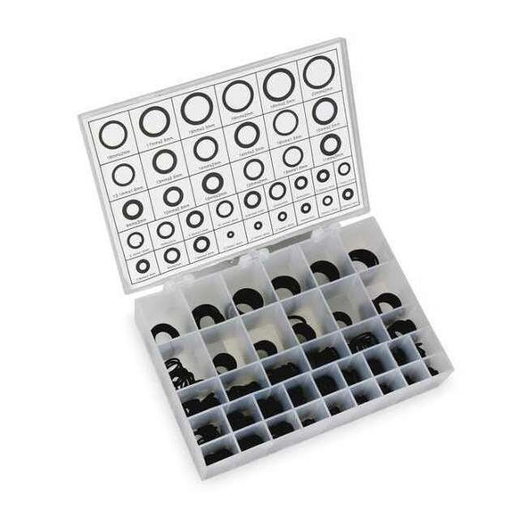 Manufacturer Varies O-Ring Assortment, Buna N, 500 Pcs, 36 Szs 1RGY3