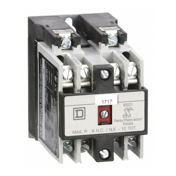Square D NEMA Control Relay2NO120VAC10A 8501XO20V02