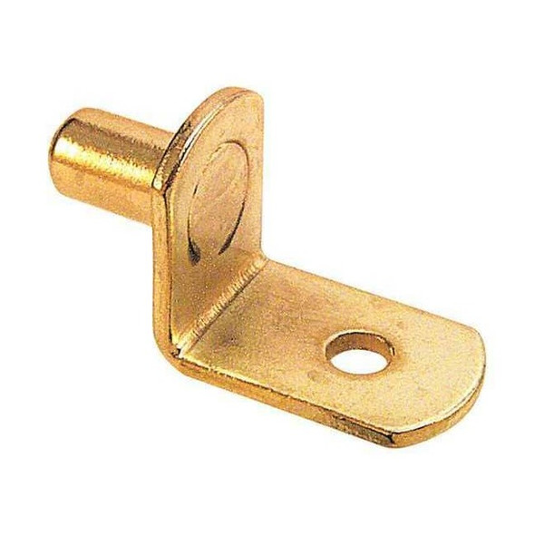 Primeline Tools 20 lb. 5 mm Brass L-Shelf Pegs, PK8 U 10170