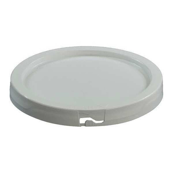 Manufacturer Varies Plastic Pail Lid,White,1" H,8-1/4" Dia. ROP2110CVR-WP-WG