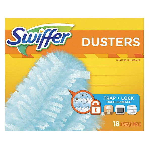 Swiffer Duster Refill,15 3/8 in L,White,PK4 99036