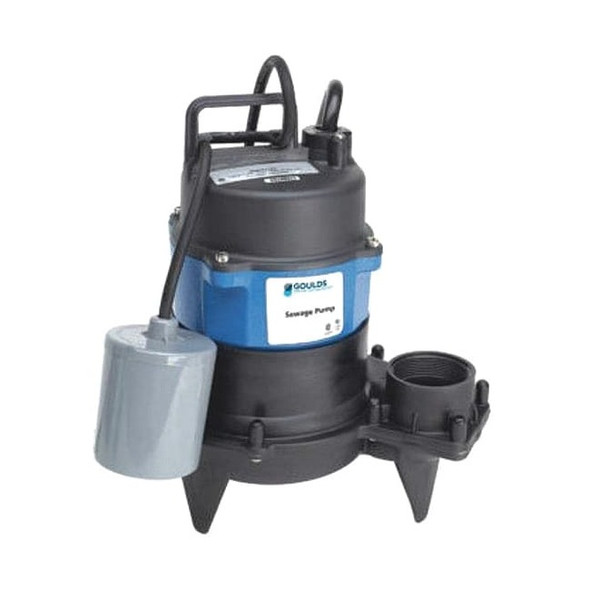 Goulds Water Technology 1/2 HP 2" Submersible Sewage Pump 115V WW0511