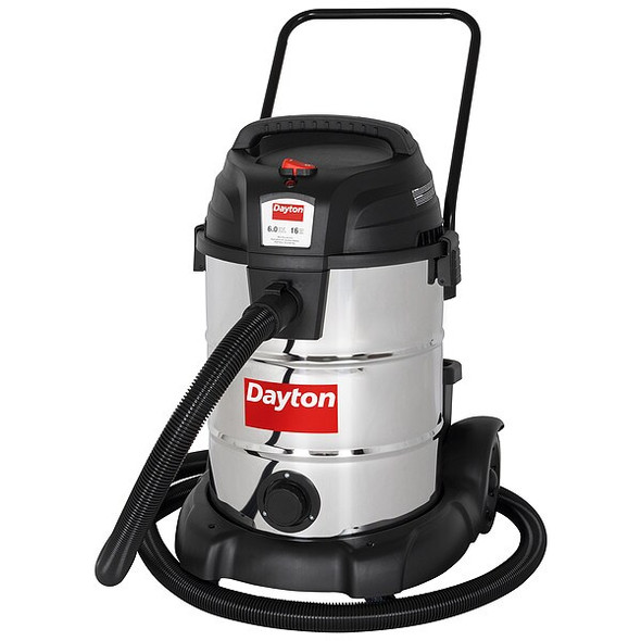 Dayton Shop Vacuum,30 in H,24 in L 61HV92