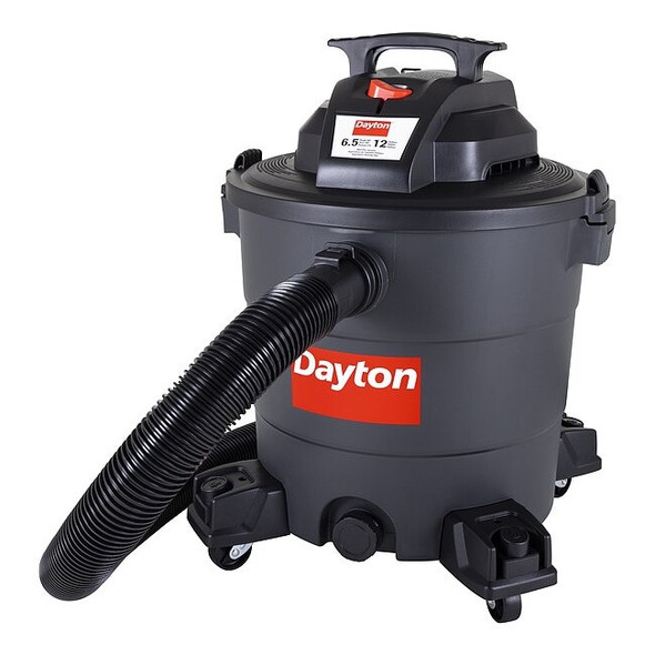 Dayton General Purpose Wet/Dry Vacuum, 12 gal, 1,080 W 61HV84