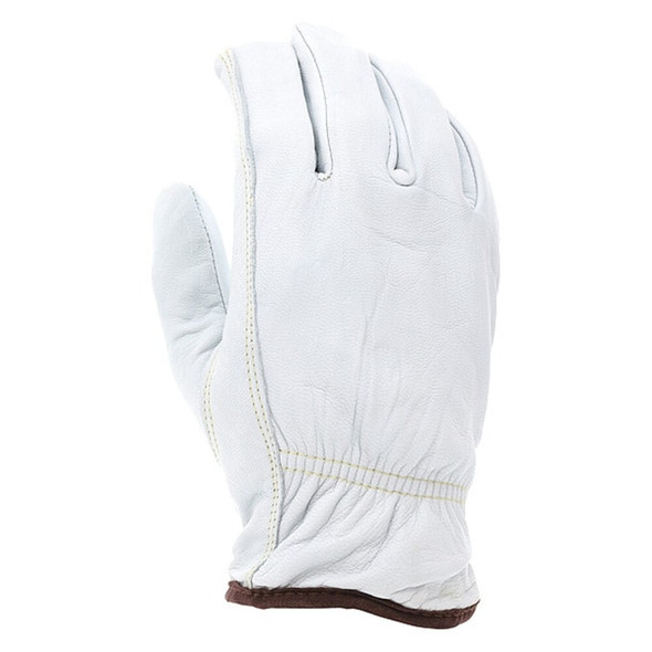 Mcr Safety Leather Gloves, Cut Level A4 ,L 12 PK 3613HL