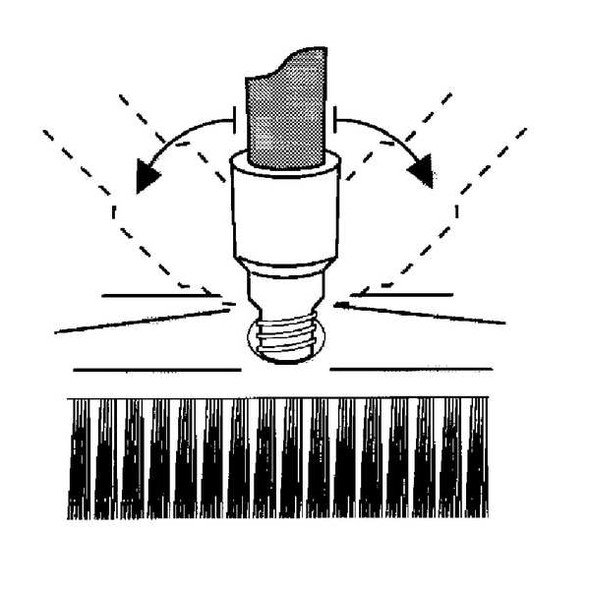 Tough Guy Push Broom Head,Threaded,36" Sweep Face 3U767