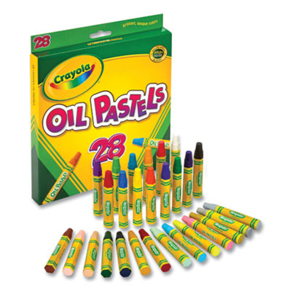 Crayola® Oil Pastels, 28 Assorted Colors, 28/pack 524628 Crayola® Oil Pastels, 28 Assorted Colors, 28/pack 524628