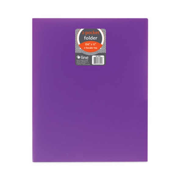 FOLDER,TWO-POCKET,POLY,PP