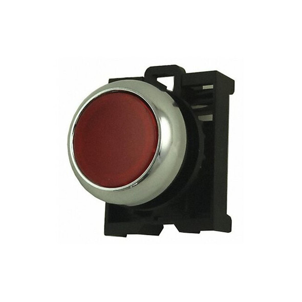 Eaton Flush Push Button, Red, LED, 22mm M22M-DL-R