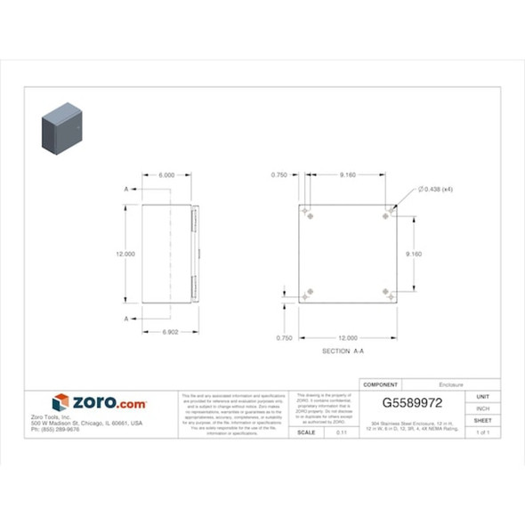 Wiegmann N412121206SSC