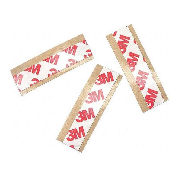 Film Tape, 3/4 in W, 4 in L, 8.3 mil, Polyester Film, Double-Sided, 5 PK