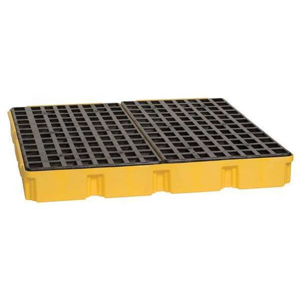 Eagle Mfg Spill Platform,w/Drain,60.5 gal.,4 Drum 1635D