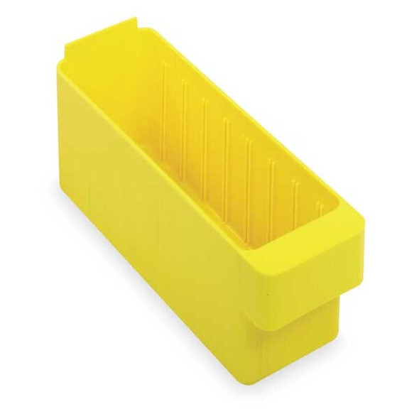 Quantum Storage Systems Drawer Bin,Yellow,Polystyrene,4 5/8 in QED501YL Quantum Storage Systems Drawer Bin,Yellow,Polystyrene,4 5/8 in QED501YL