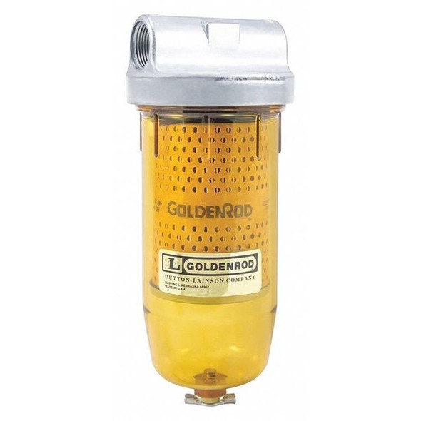 Goldenrod SEE THRU STANDARD FUEL FILTER 3/4 NPT 495-3/4