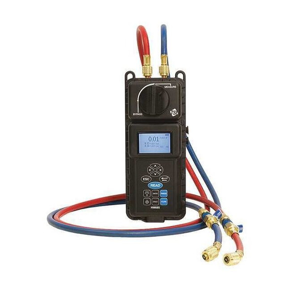 Digital Hydronic Manometer, Â±300 psi, LCD Backlight, 4 AA, Hoses, Probes
