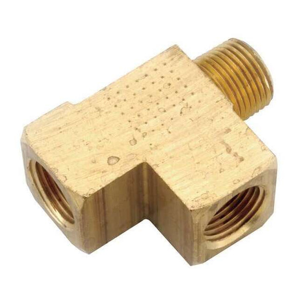Manufacturer Varies Tee Brass Tee, 1/4 in Female NPT X 1/4 in Male NPT 706127-04