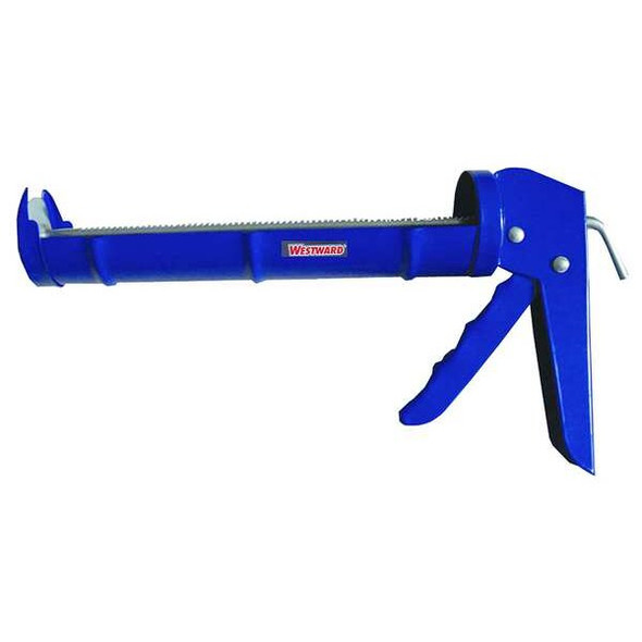 Westward Caulk Gun,Steel,Blue 13J321 Westward Caulk Gun,Steel,Blue 13J321