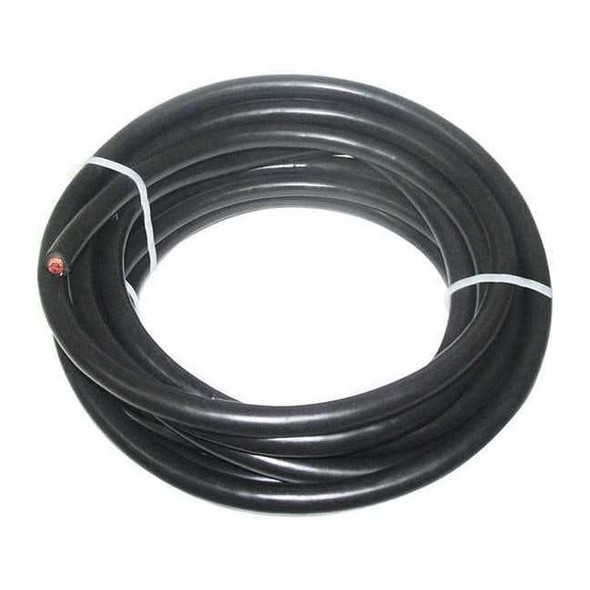 Westward Welding Cable,2/0,25 ft.,Black,Rubber 19YE10