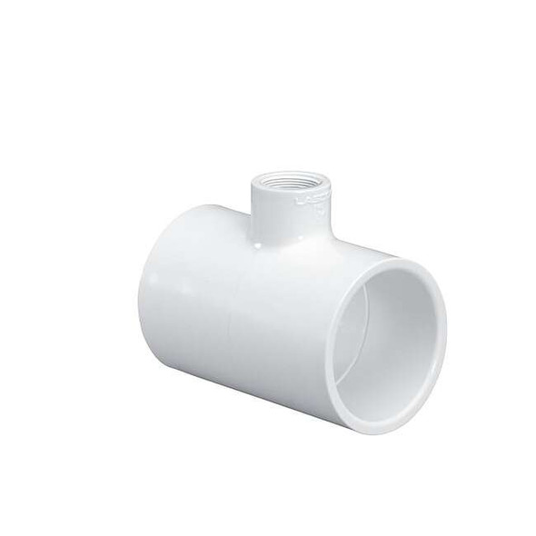 Westlake Pipe & Fittings PVC, Tee, 1 1/2 in Socket, 1/2 in Socket 401209