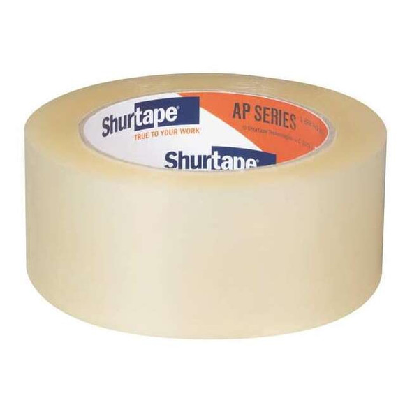 Packing Tape, 1.8 mil Thick, 2 in W x 110 yd L, 3 in Core Dia., Clear