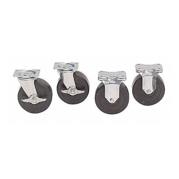 Kennedy Caster Set, 5 in -Dia, 1,400 lb, 4PK 80837
