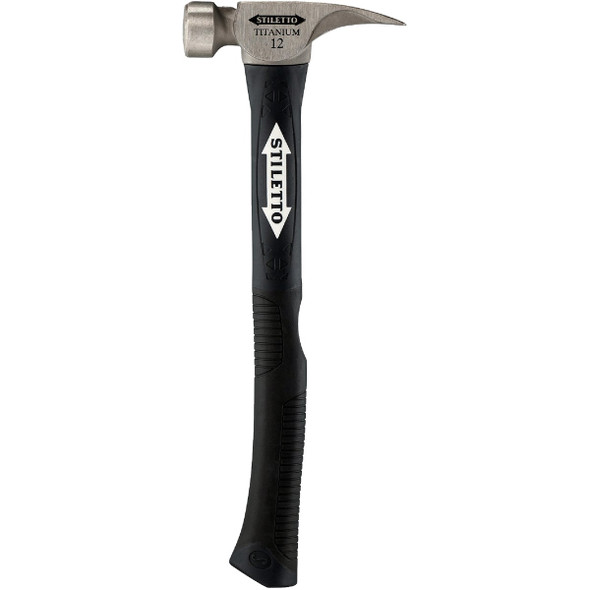 Stiletto 12 Oz. Smooth-Face Framing Hammer with Fiberglass Handle TI12SC-F 368204