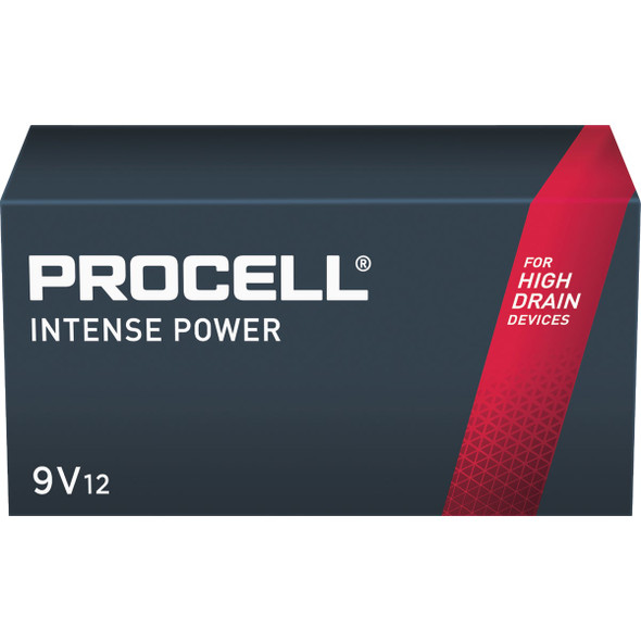 Procell 9V Alkaline Intense Power Battery (12-Pack) PX1604 861187