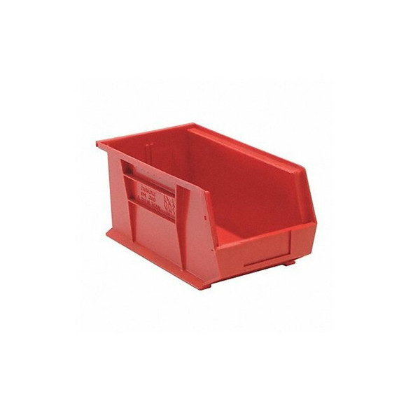 Quantum Storage Systems HangandStackBin,14.75inL,8.25inW,Plastic QUS240RD