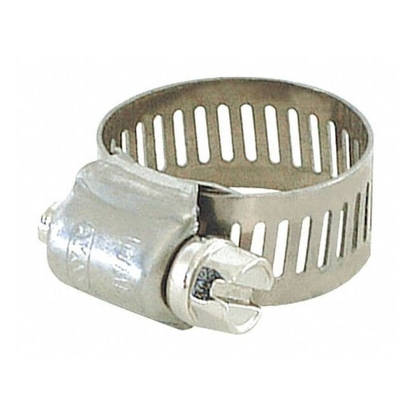 Manufacturer Varies Worm Gear Hose Clamp,1/2"W,13/16"ID,PK10 43263