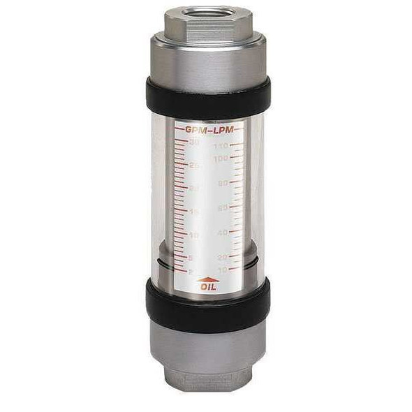Hedland Flowmeter, GPM/LPM 0.2 - 2.0 / 1-7.5 H201A-020-HT