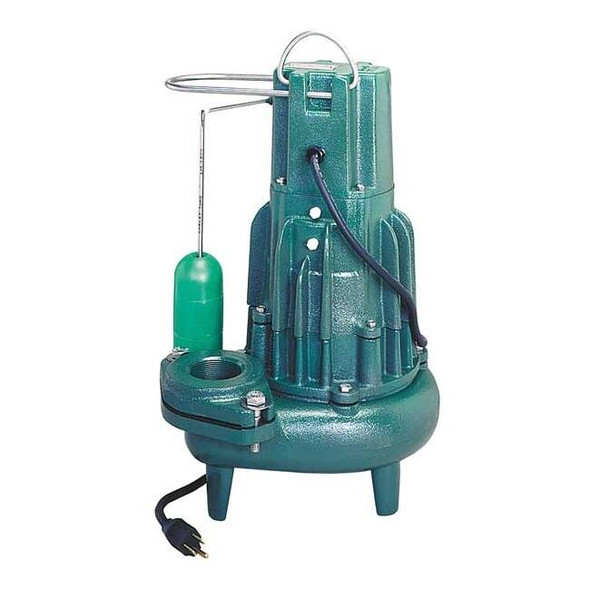 Zoeller Waste-Mate 1 HP 2" Auto Submersible Sewage Pump 230V Vertical 284-0003