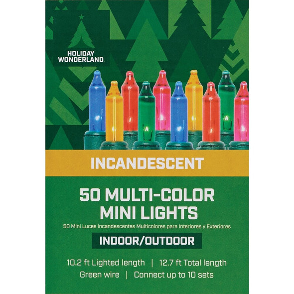 Home Impressions Multi 50-Bulb Mini Incandescent Light Set KT-I50-06 900583