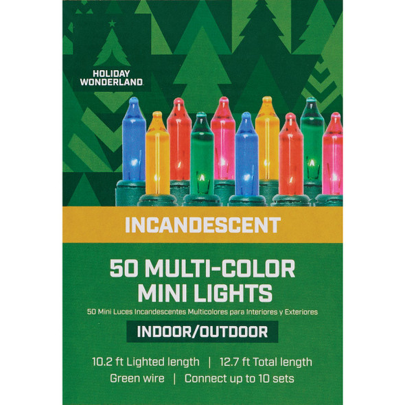 Home Impressions Multi 50-Bulb Mini Incandescent Light Set KT-I50-06 900583