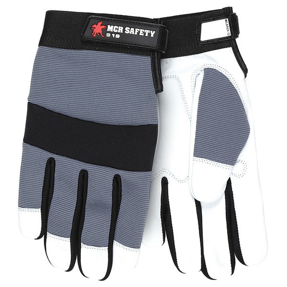 Mcr Safety Mechanics Glove,M,Full Finger,PR 919M