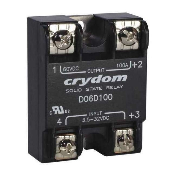 Crydom Solid State Relay, 1 Phase, Screw Clamp, Panel, MOSFET D06D80