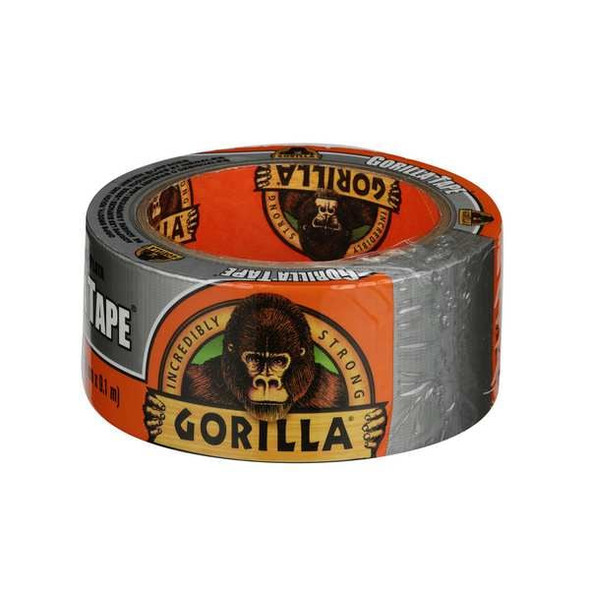 Gorilla Glue Duct Tape, Silver, 10 yd L, 1-7/8 in W 105463